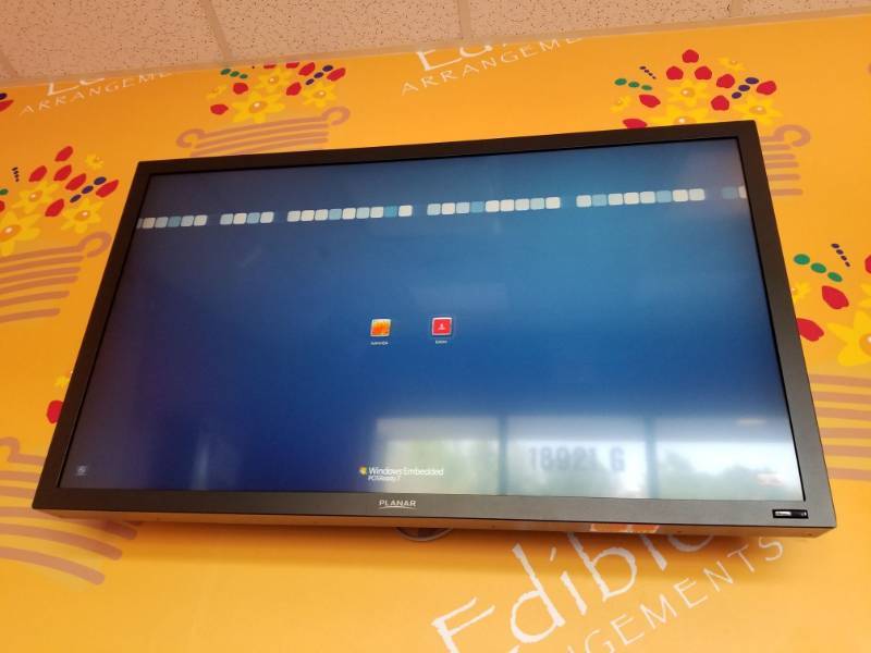 lot 9893 image: Planar 42in Wall Mount Monitor