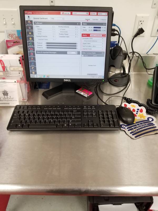 lot 9895 image: Dell Monitor, Keyboard, Mouse and Scanner