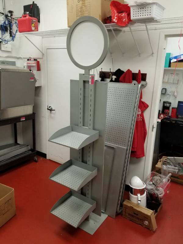 lot 9918 image: Standing Display Rack