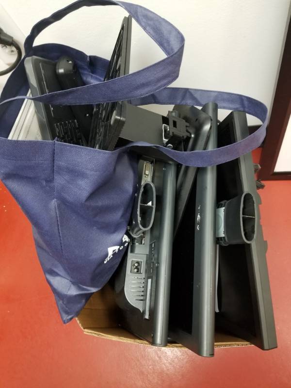 lot 9924 image: Box of Monitors