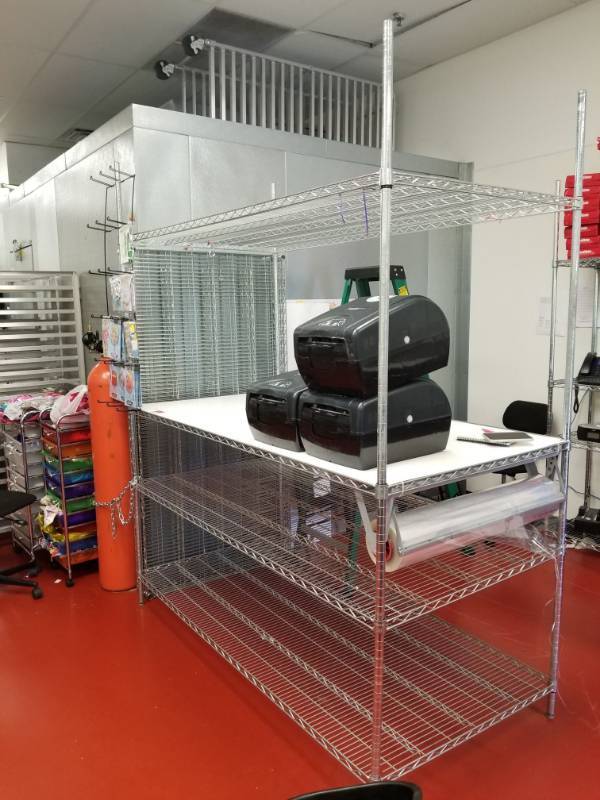 lot 9936 image: 4 Tier Metro Rack
