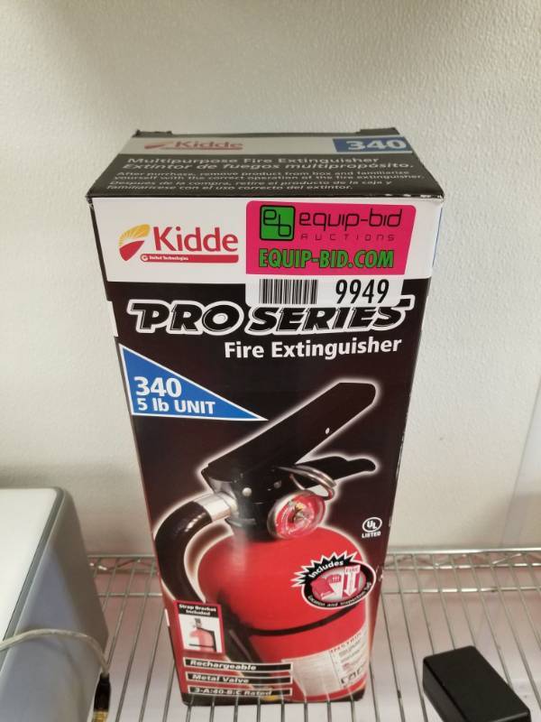 lot 9949 image: Kidde C Rated Fire Extinguisher