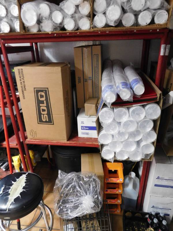 lot 1101 image: Metal Shelving