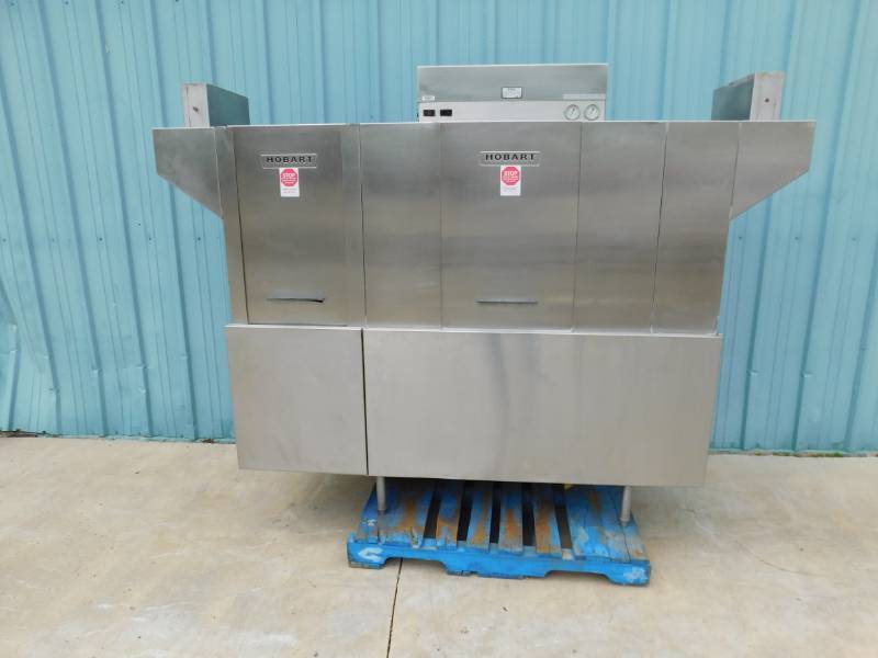 lot 2014 image: Hobart Stainless Steel Commercial Dishwasher