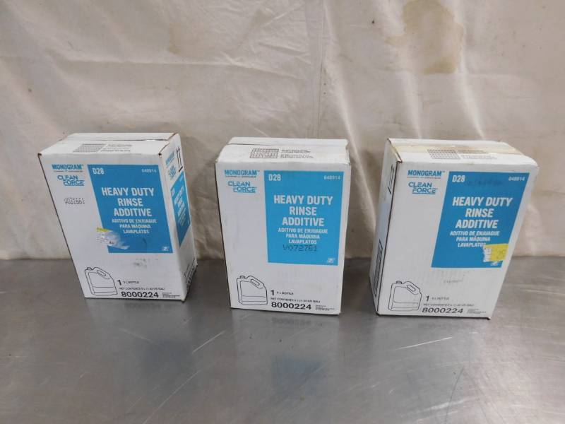 lot 2023 image: 3 Boxes of Monogram Heavy Duty Rinse Addititive