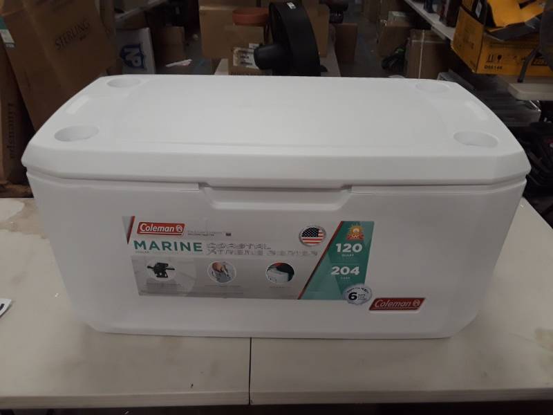 coleman marine 120 quart cooler