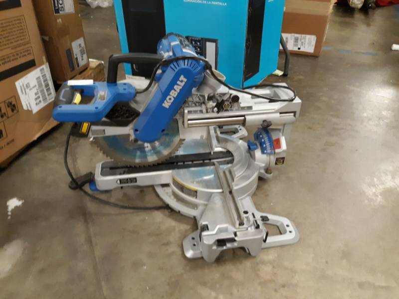 Kobalt 12 In Miter Saw Sliding Dual 