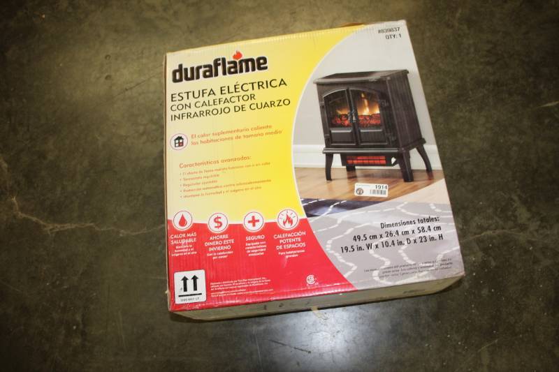 lot 1914 image: DuraFlame Stove Infrared Quartz Heater