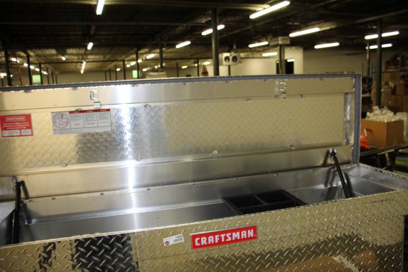 lot 1932 image: Craftsman Aluminum Bed-Installed Truckbox