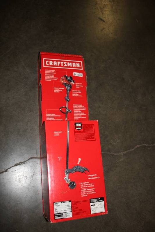 lot 1899 image: Craftsman Straight Shaft Gasoline String Trimmer