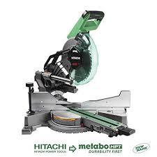 lot 1947 image: Hitachi Bevel Slide Laser Compound Miter Saw