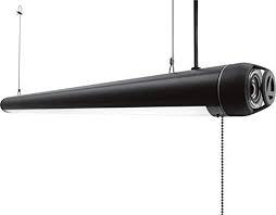 lot 1077 image: Lithonia Lighting LED Linear Shop Light with Blue Tooth.