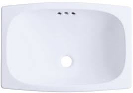 lot 1916 image: Sterling 442007-0 Stinson 20 Drop In Bathroom Sink