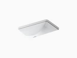 lot 1918 image: KOHLER K-2214-0 Ladena Under-Mount Bathroom Sink, White