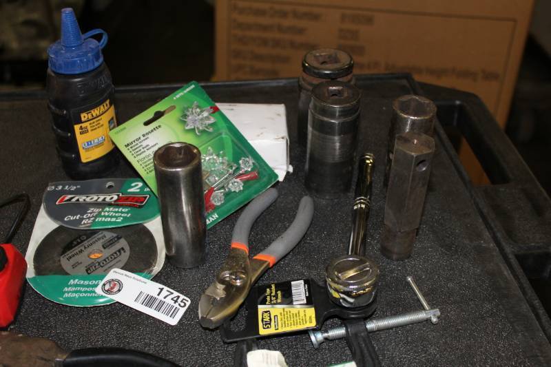 lot 1745 image: Box of Tools