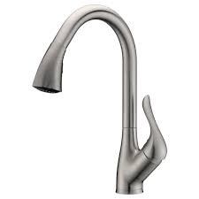 lot 1908 image: Anzzi KF-AZ031BN Accent Pull Down Spray 1.5 GPM Kitchen Faucet