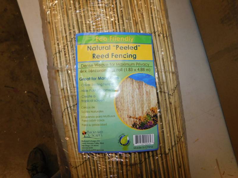 Backyard X Scapes Peeled Reed Fencing Undelivered Freight
