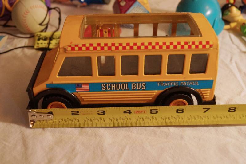 lot 1410 image: Kids fun - Jay Jay the Jet Plane toy - Books-Plastic TONKA TRUCK - Metal School Bus
