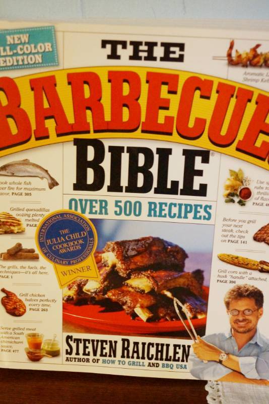 lot 1500 image: The Barbeque Bible by Steven Raichlen-great condition-Lots of recipes and pictures-Get grillin