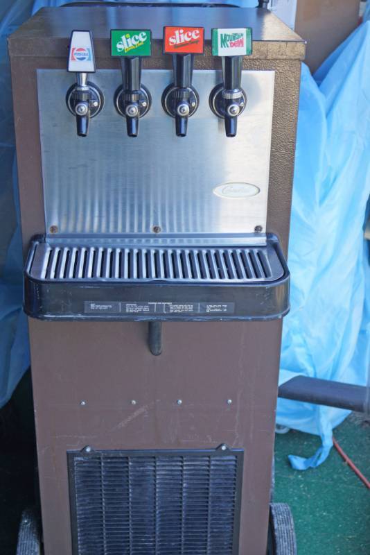 lot 1510 image: Portable Pepsi Fountain Machine-powers on- Hard to find-Great for a game room or party