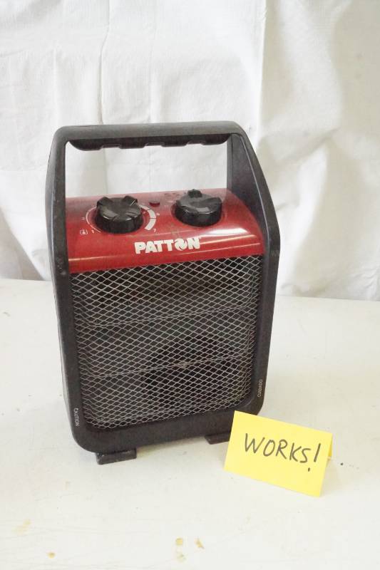 lot 5415 image: PATTON Space Heater  Fan - WORKS M# PUH4842M