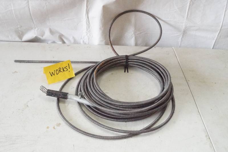 lot 5481 image: Sewer Snake  Drain Cleaner Replacement Cable