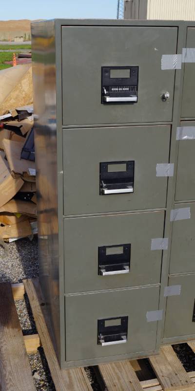 lot 5260 image: Insulated Fire Resistant Filing Cabinet - CLASS 350 - 350 degrees, 1 hour - Herring-Hall-Marvin