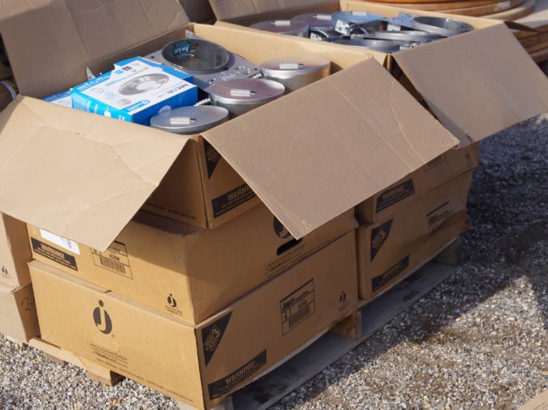 lot 5270 image: Six Boxes - of Juno Down-Lites IC22W and other NICOR Light kits - NIB