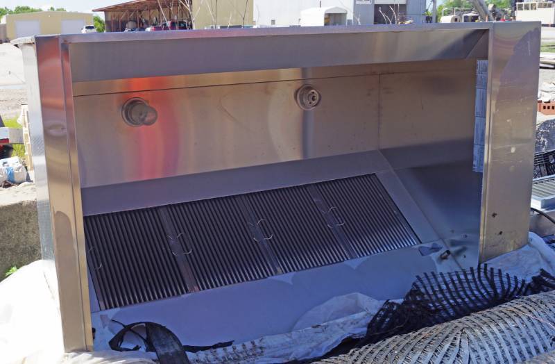 lot 5346 image: CAPTIVEAIRE - 6 Foot Restaurant Exhaust Hood Vent System - Never Installed M# 4830 ND-2