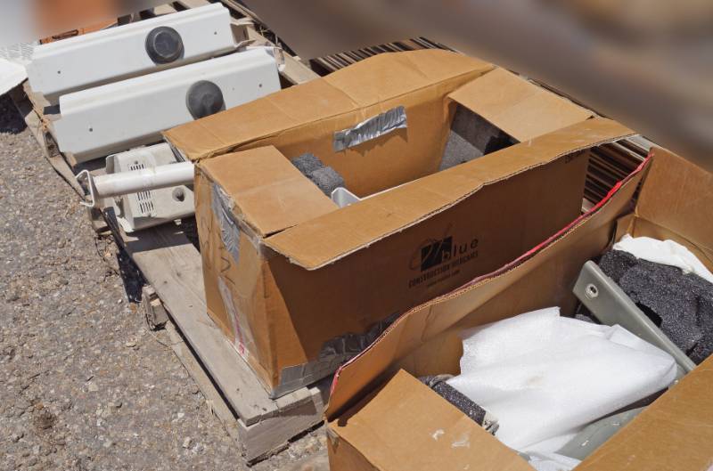 lot 5369 image: Lot of 5 OX Blue Construction Webcams - Commercial Building Site Security Cameras