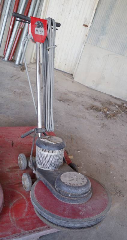 lot 5376 image: HAWK Floor Buffer - M# HP1520-HSB - works see video