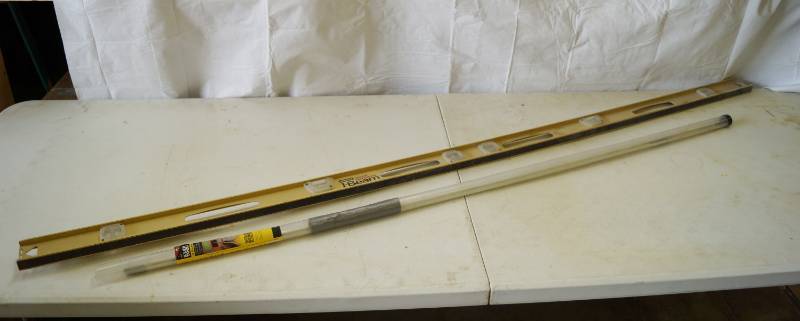 lot 5395 image: Lot of Long Handled Tools - Shovel, Brooms, rake and more - see pics