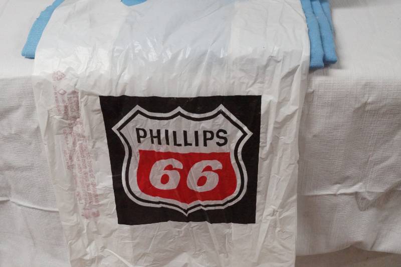 lot 5657 image: Bulk Roll of Phillips 66 Plastic Sacks