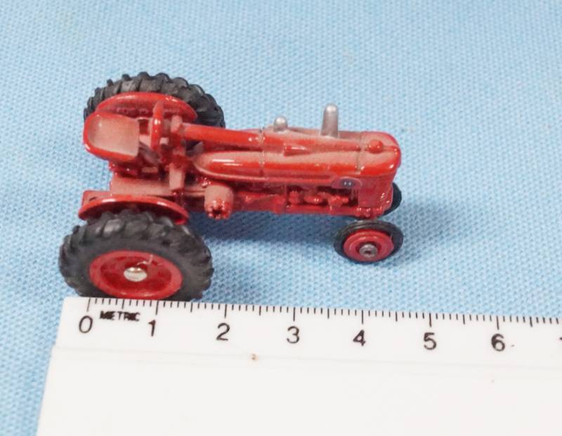 lot 5702 image: Matchbox Size Toy Tractor
