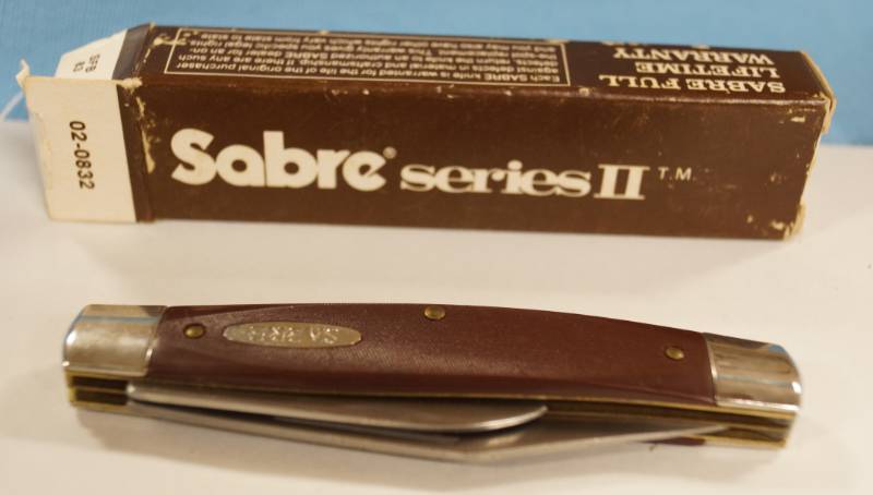 lot 6326 image: Sabre 2 Blade Pocket Knife wBox