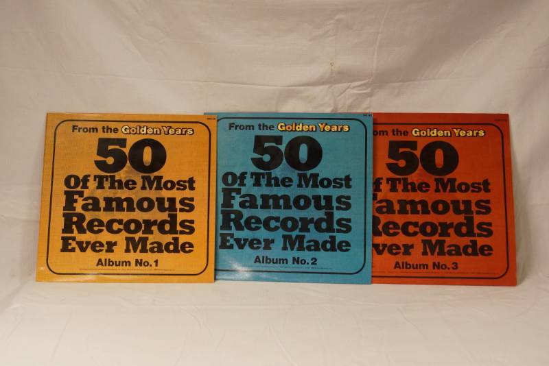 lot 5774 image: Lot of 3 Vinyl Records