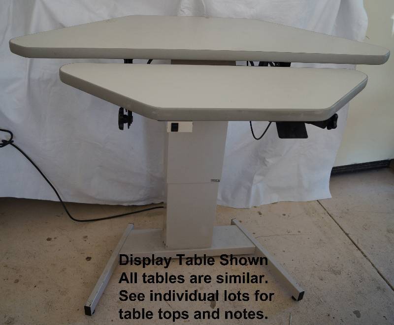 lot 2428 image: Electric Computer Table  Desk - Fully Adjustable - High Quality - By Mayline Model 605XXX