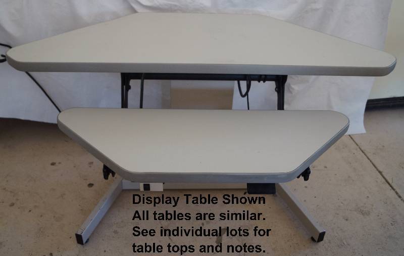 lot 2429 image: Electric Computer Table  Desk - Fully Adjustable - High Quality - By Mayline Model 605XXX