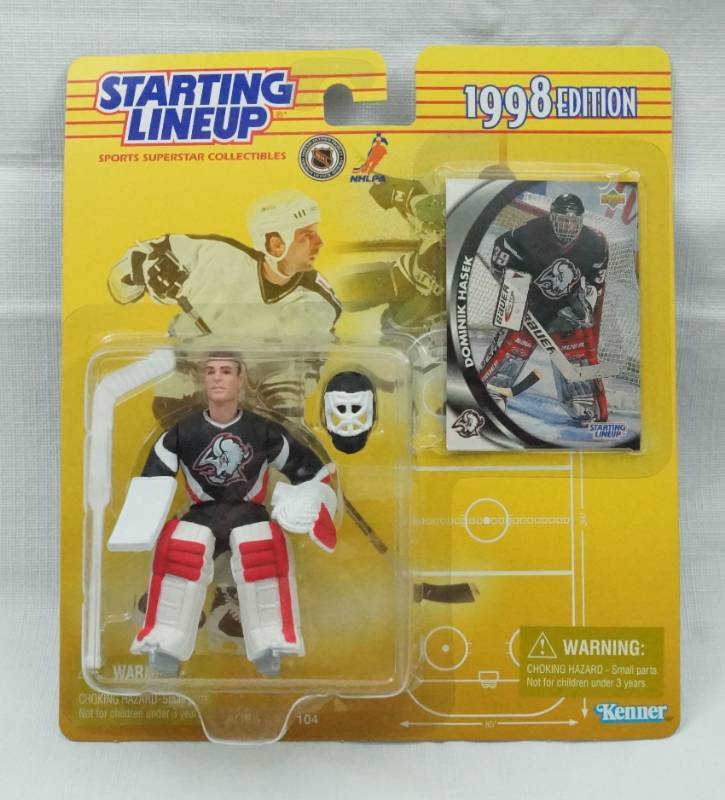 lot 5533 image: 1998 Dominik Hasek NHL Starting Lineup