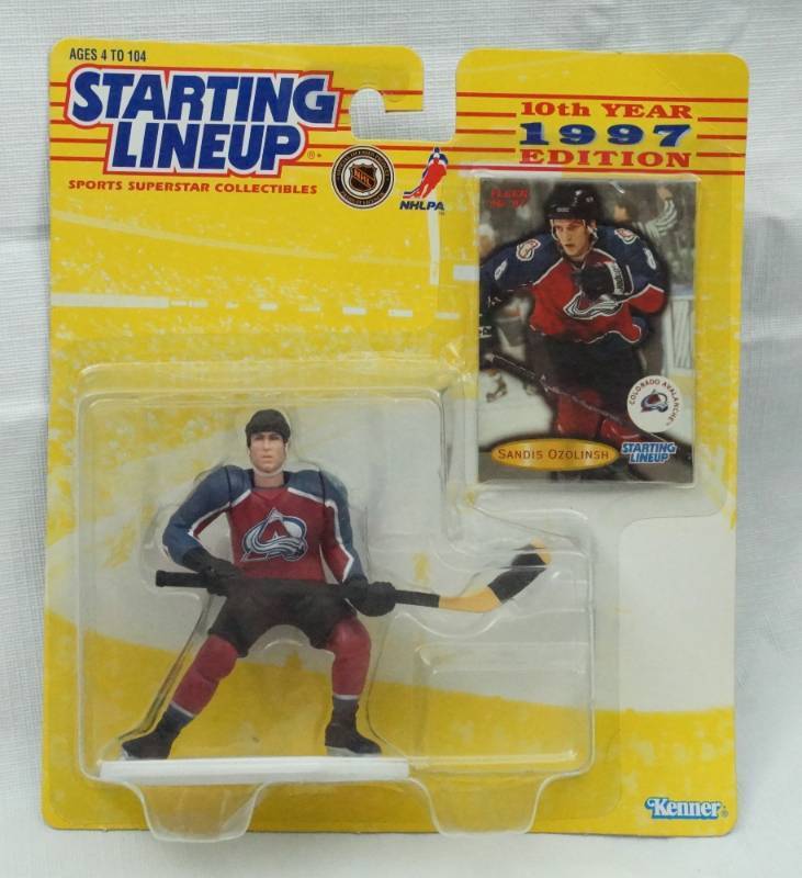 lot 5541 image: 1997 Starting Lineup Sandis Ozolinsh Figurinestand