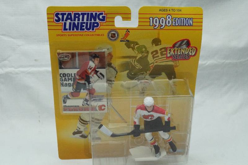lot 5548 image: 1998 Theoren Fleury NHL Starting Lineup w Card