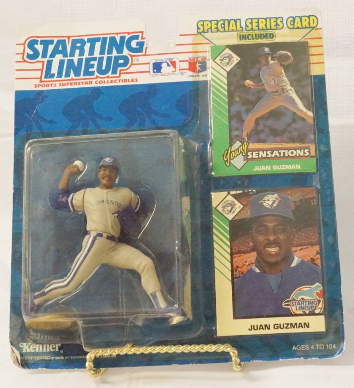 lot 5558 image: Juan Guzman 1993 MLB Baseball Starting Lineup wCard