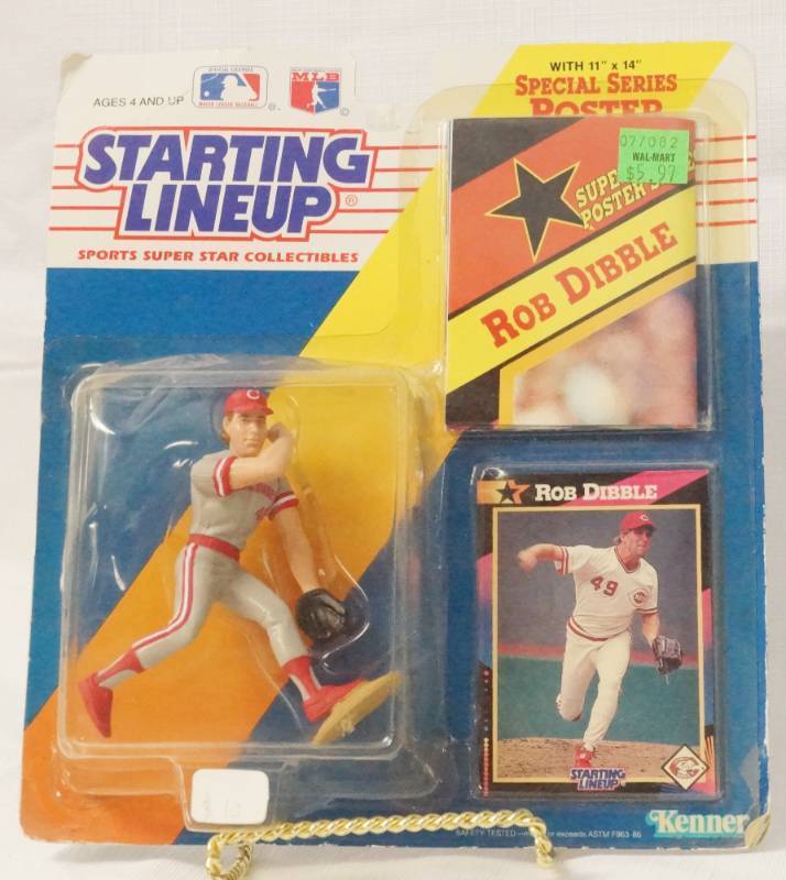 lot 5560 image: Ron Dibble MLB Baseball Starting Lineup w Special Series POSTER