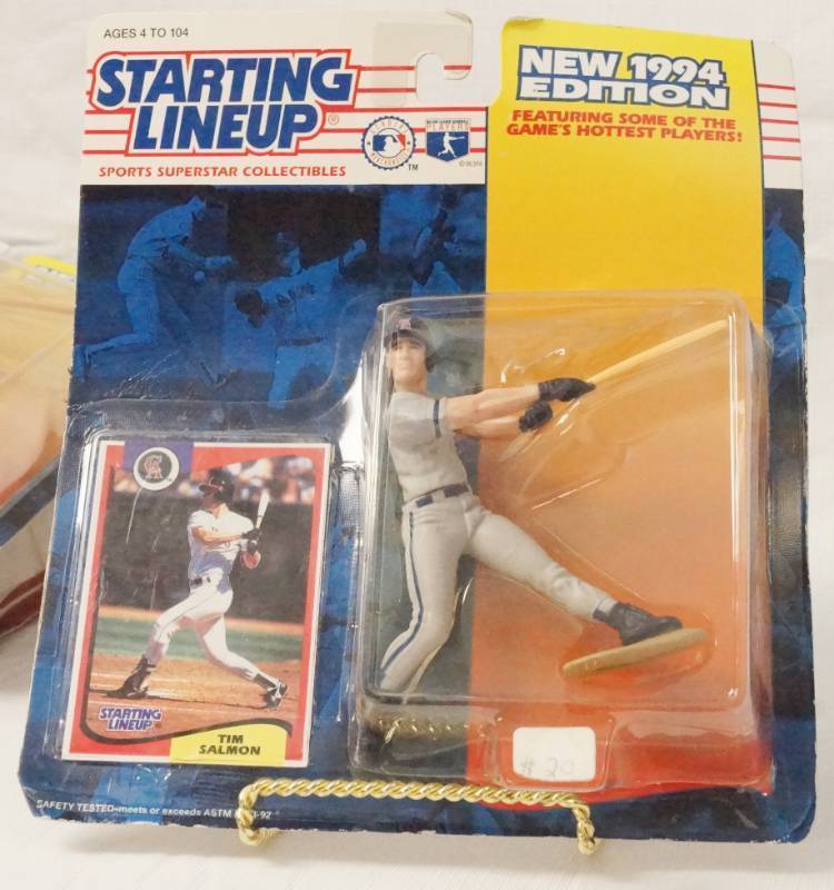 lot 5569 image: Tim Salmon MLB 1994 Baseball Starting Lineup w Card