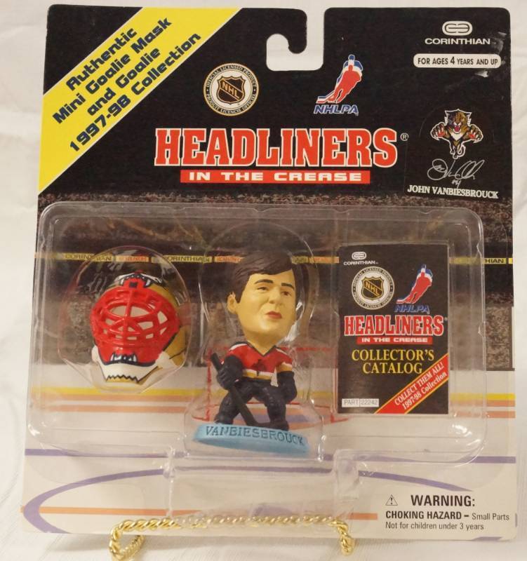 lot 5579 image: NHL Headliners John Vanbiesbrouck Hockey - In The Crease