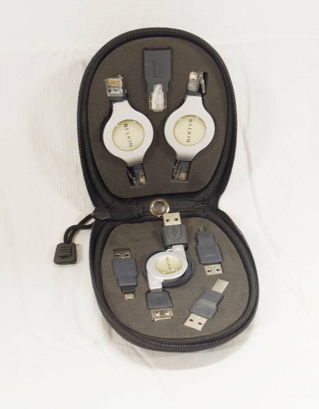 lot 1273 image: Belkin Universal Adapter Cord Set with Carry Case