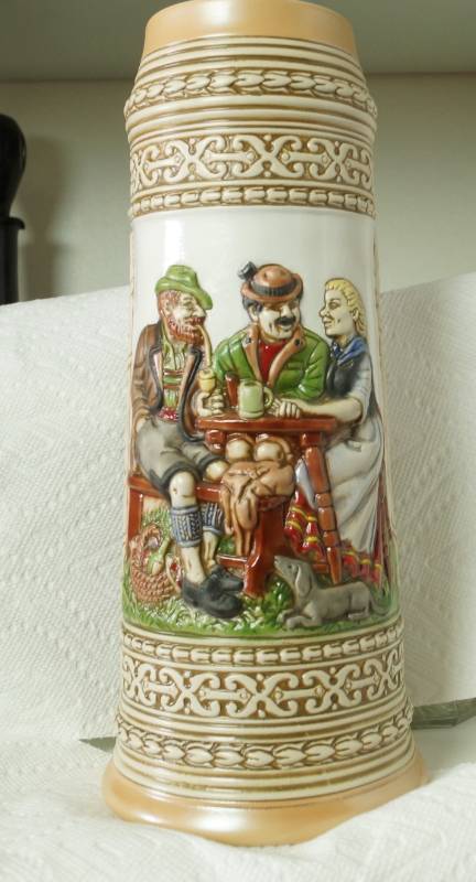 lot 1080 image: Ceramarte Beer Stein - Made in Brazil