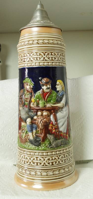 lot 1079 image: Ceramarte Beer Stein - Made in Brazil
