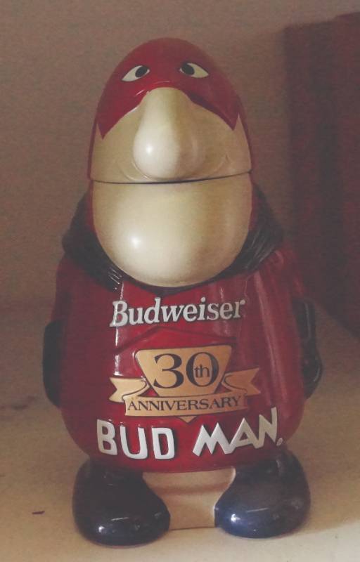 lot 1493 image: Vintage Bud Man Stein