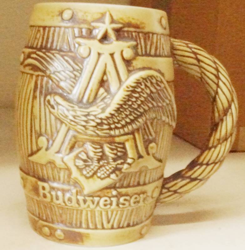 lot 1497 image: Very Cool Ceramic Anheuser- Busch Coffee Mug - See Photos
